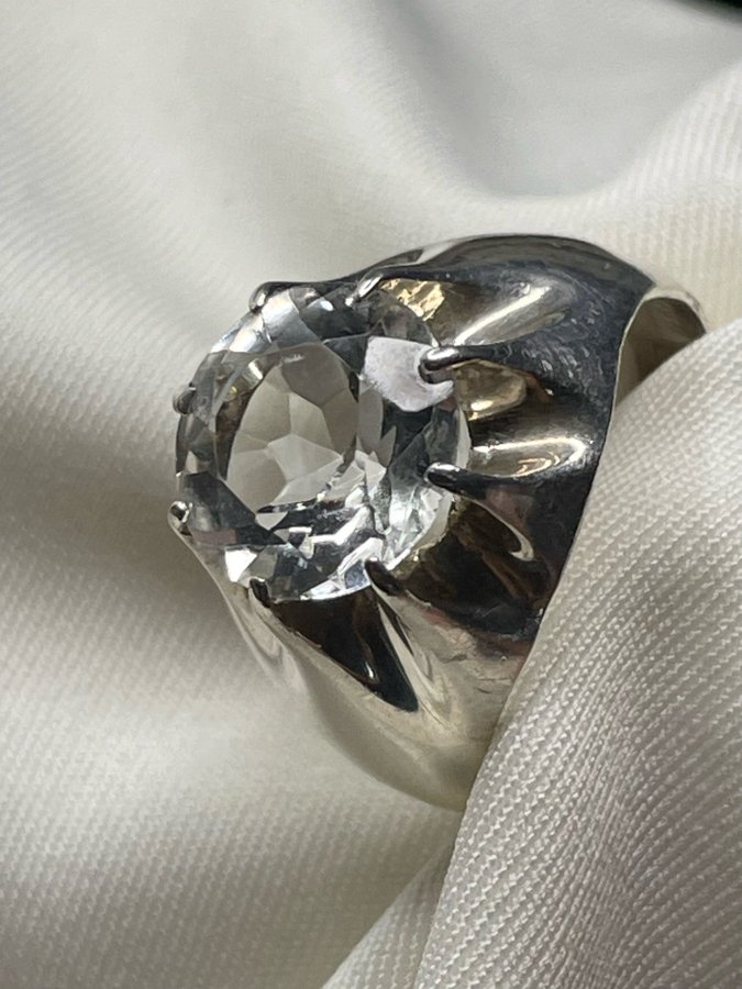 Vintage ring i silver BeH 1970 Bengt Hallberg Köping