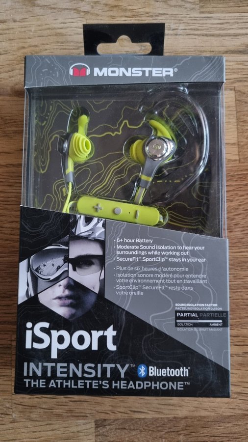 MONSTER Isport Inear hörlurar helt nya!