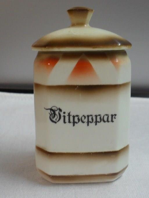 Vitpeppar kryddburk