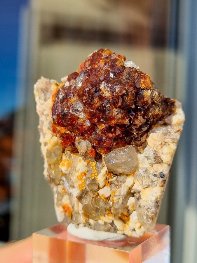 Spessartine (Garnet/Granater) from Yunxiao Zhangzhou City Fujian Province