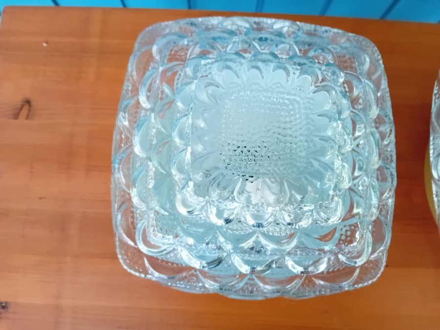 Taklampor Plafonder Vackert glas Retro