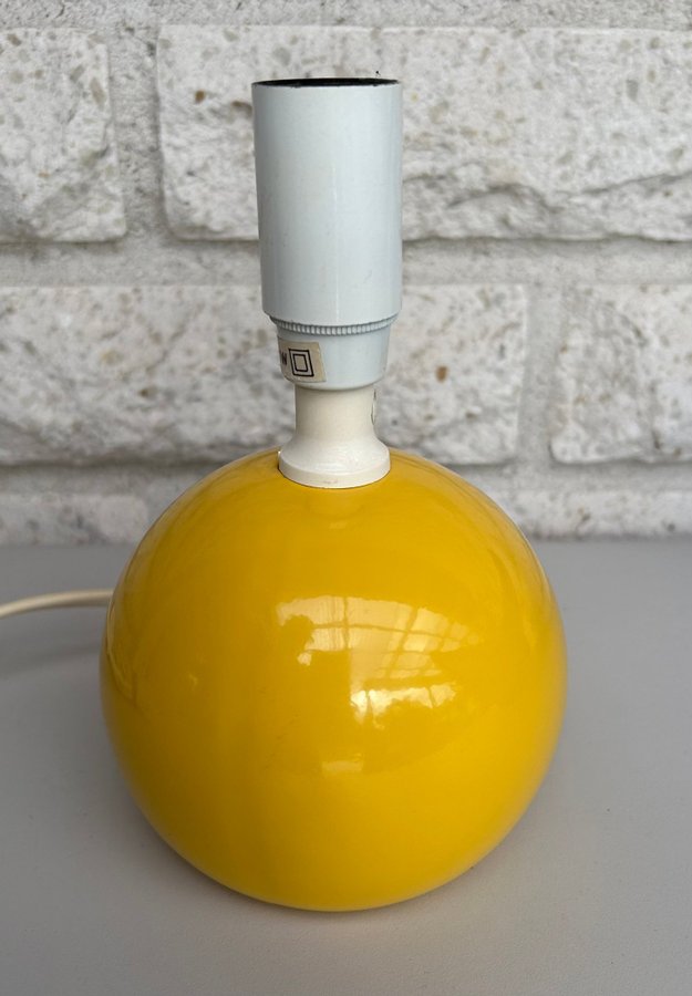 Vintage IKEA B9005 Gul bordslampa