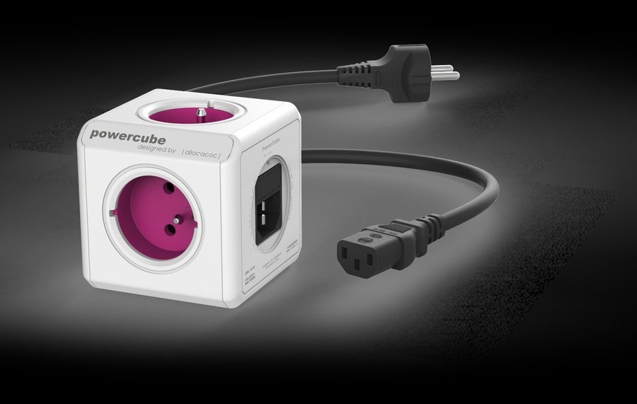 PowerCube Rewirable Allocacoc US/JP/EU/UK/AU/CN Grenuttag / Reseadapter