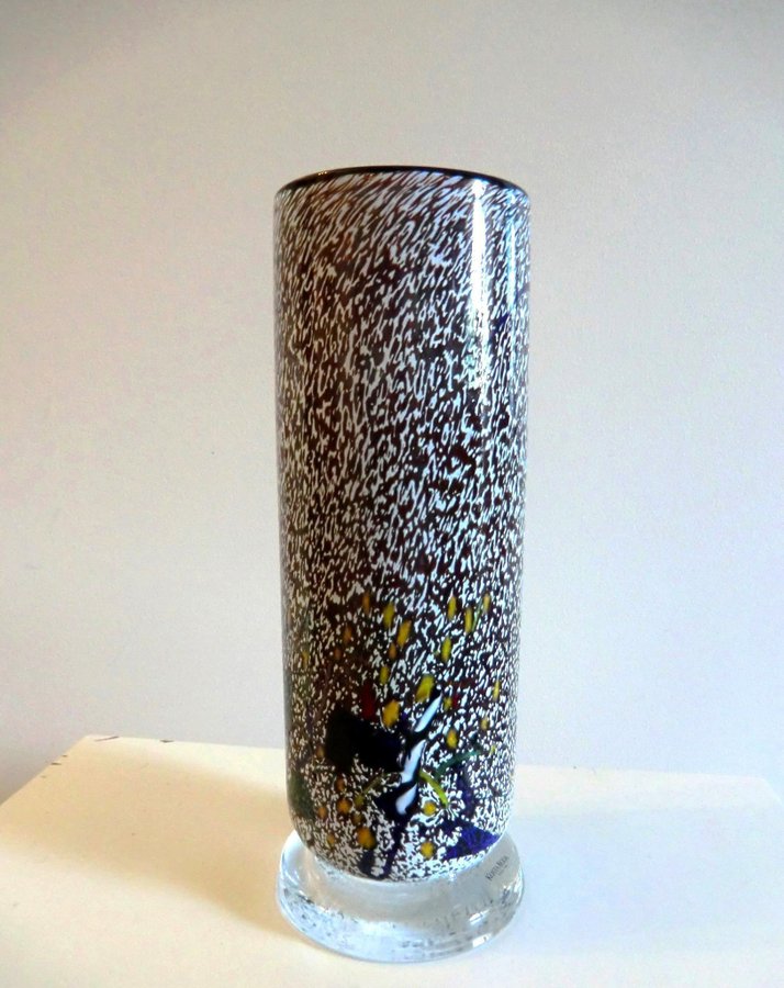 Rare find Kosta Bodas large vase "Meteor" artist collection by B Vallien