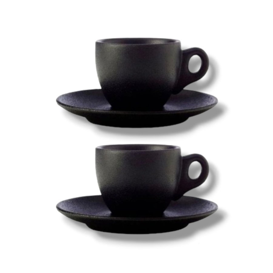 Espresso Cups from Maxwell  Williams | Caviar Black | Matte Black | Ceramics