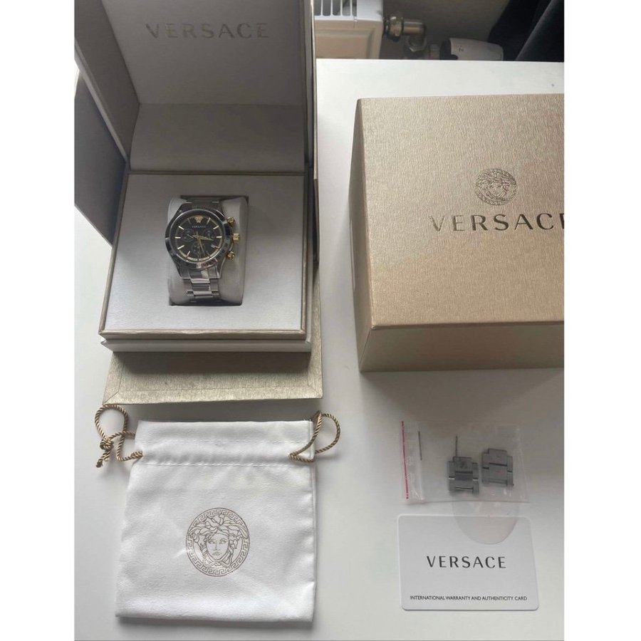 Versace Herrar Kvarts Chronograph Armbandsur