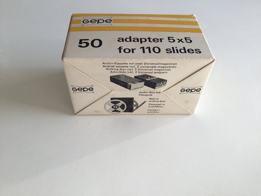 50 adapter 5x5 for 110 slides