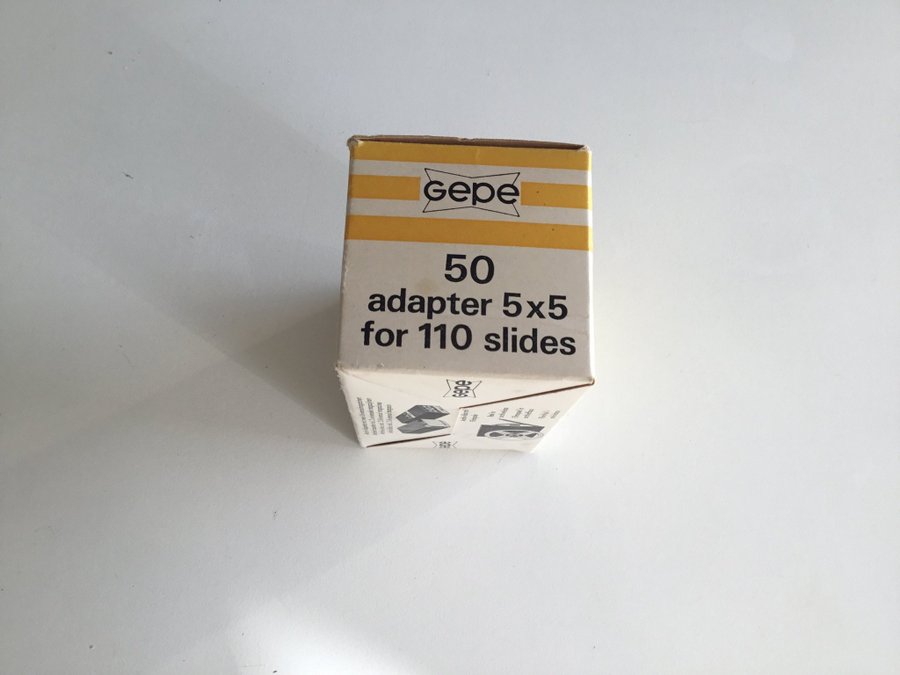 50 adapter 5x5 for 110 slides