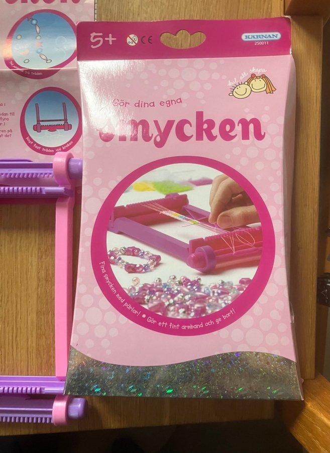 Nytt oanvänt Kärnan Gör din egna smycken pyssel set