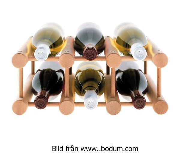 Vintage BODUM Nissen Trä Vinställ wine rack Danmark : Oöppnat originalpaket