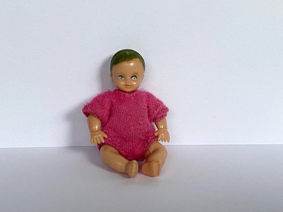 Bebis Barn Tillbehör Rosa Baby Docka Lundby Kläder