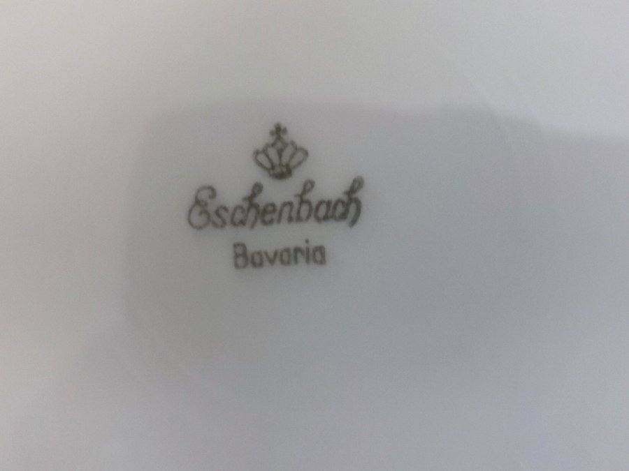 Souvenir tallrikar Eschenbach Bavaria