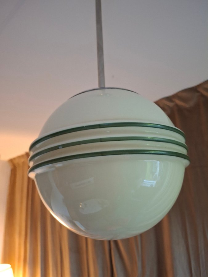 Taklampa funkis art deco 30 tal klotlampa retro lampa