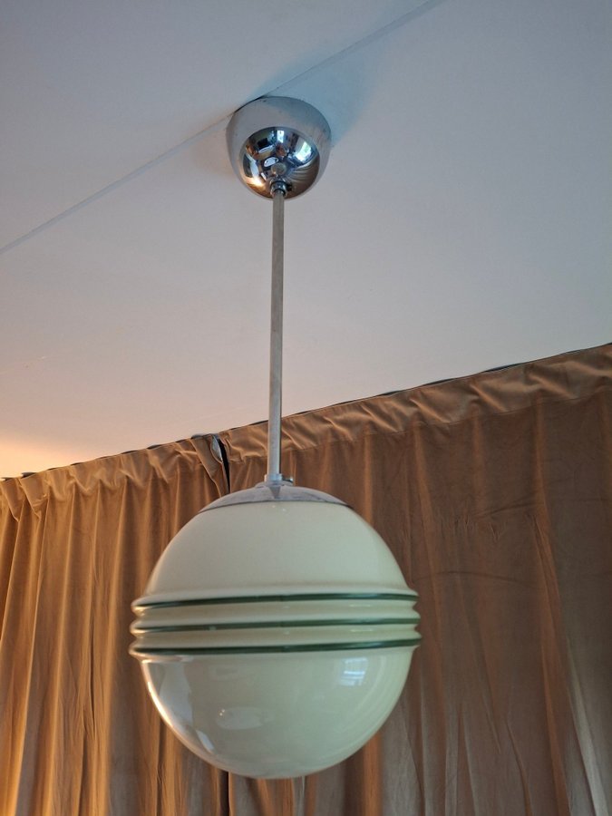 Taklampa funkis art deco 30 tal klotlampa retro lampa