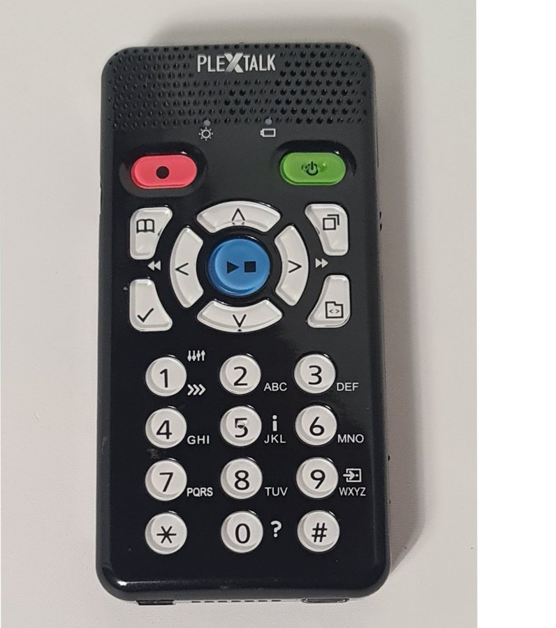 Plextalk pocket daisy player/recorder diktafon hjälpmedel