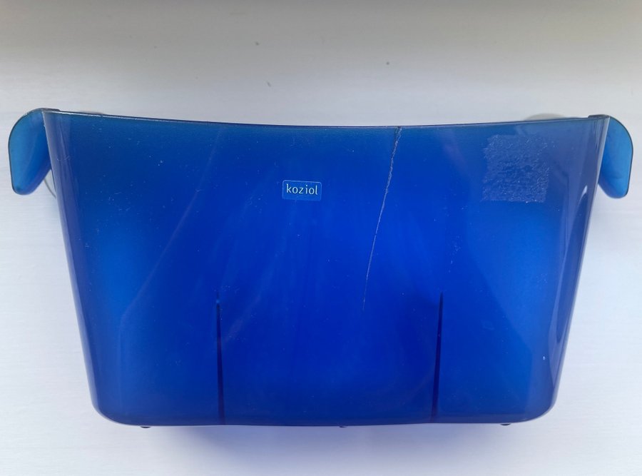 Koziol Shower basket BOKS cobalt blue organiser made in Germany