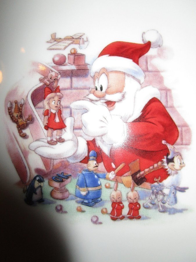 Fyrklöver Disney Jul 2 st Krukor Musses Jul och Jultomten HELT NYA