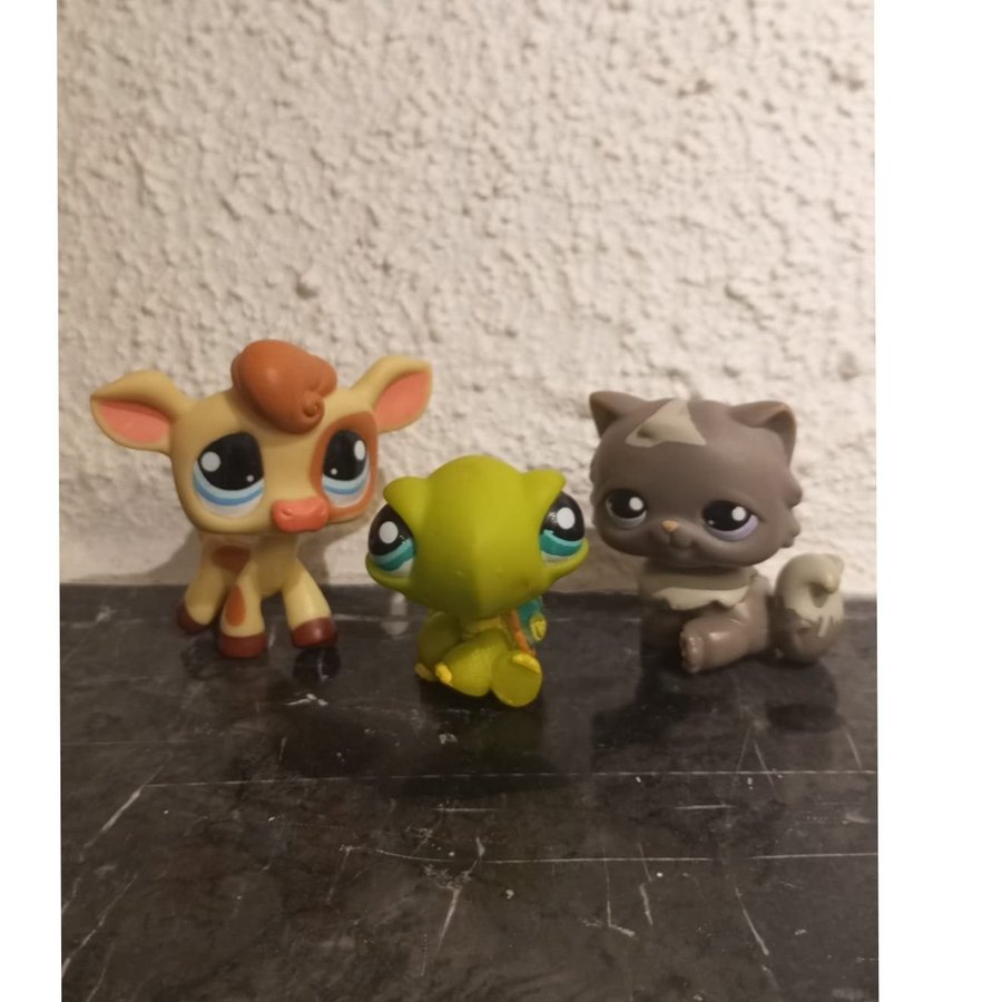 3 st Littlest Pet Shop figurer