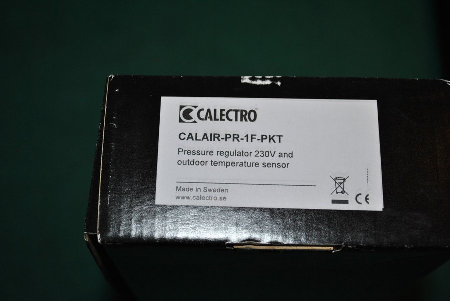 Calectro Calair-PR-1F-PKT Fläktregulator energibesparare varvtalstyrning