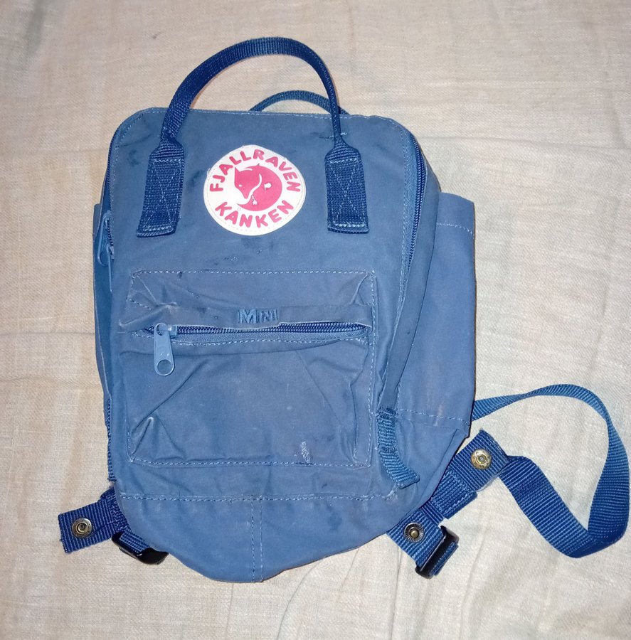 FJÄLLRÄVEN KANKEN MINI BLÅ RYGGSÄCK VÄSKA FJÄLLRÄVEN