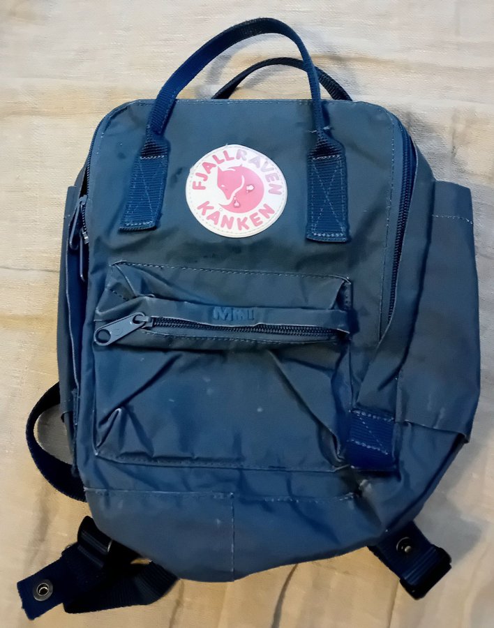 FJÄLLRÄVEN KANKEN MINI BLÅ RYGGSÄCK VÄSKA FJÄLLRÄVEN