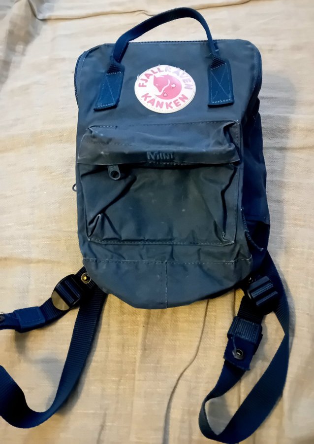 FJÄLLRÄVEN KANKEN MINI BLÅ RYGGSÄCK VÄSKA FJÄLLRÄVEN