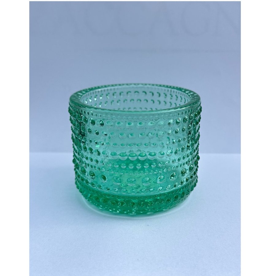 Kastehelmi Iittala ljuslykta ljusgrön