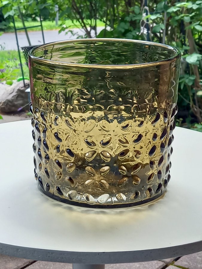 Skruf Glasbruk - vas blomvas glas design Lars Hellsten