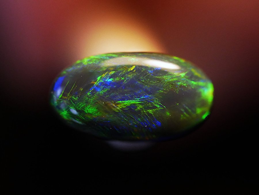 045ct black opal lightning ridge australien