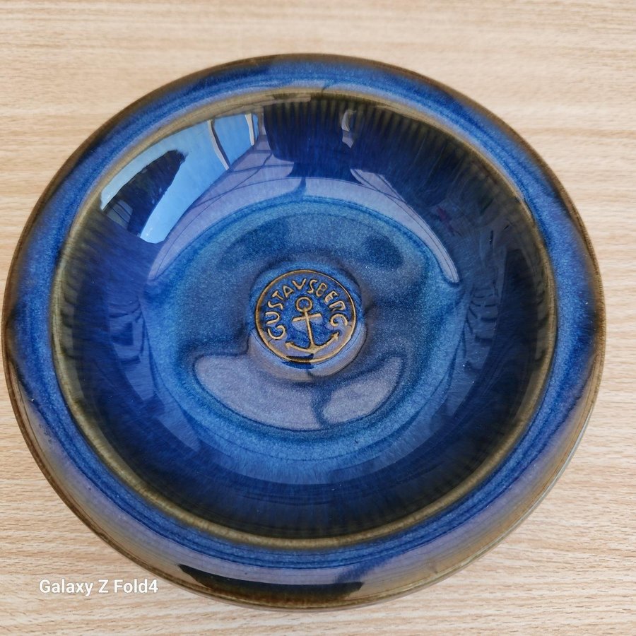 Beautiful Vintage Gustavsberg Ashtray Cobalt Blue Swedish Design