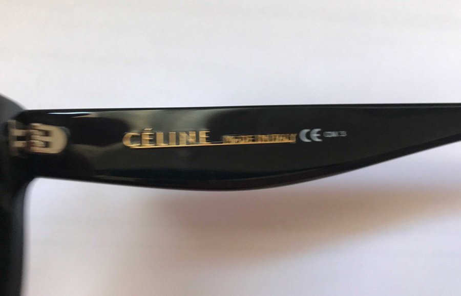 Genuine Celine New Preppy Round sunglasses black good condition