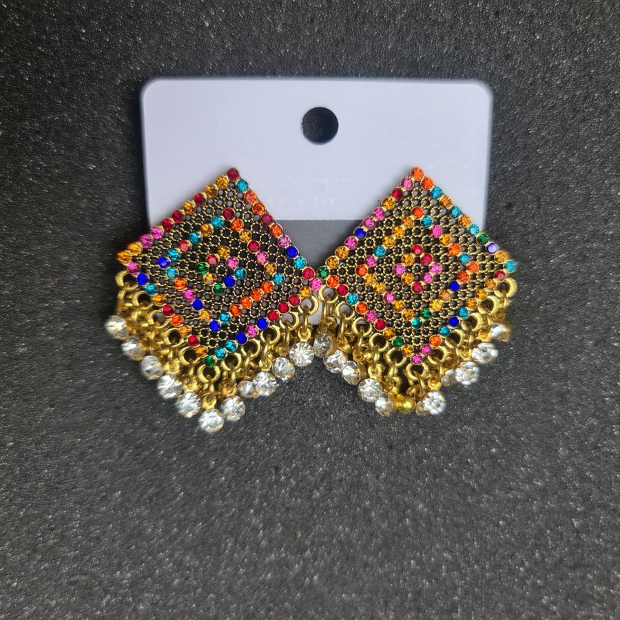 Multicolor Stone Earrings