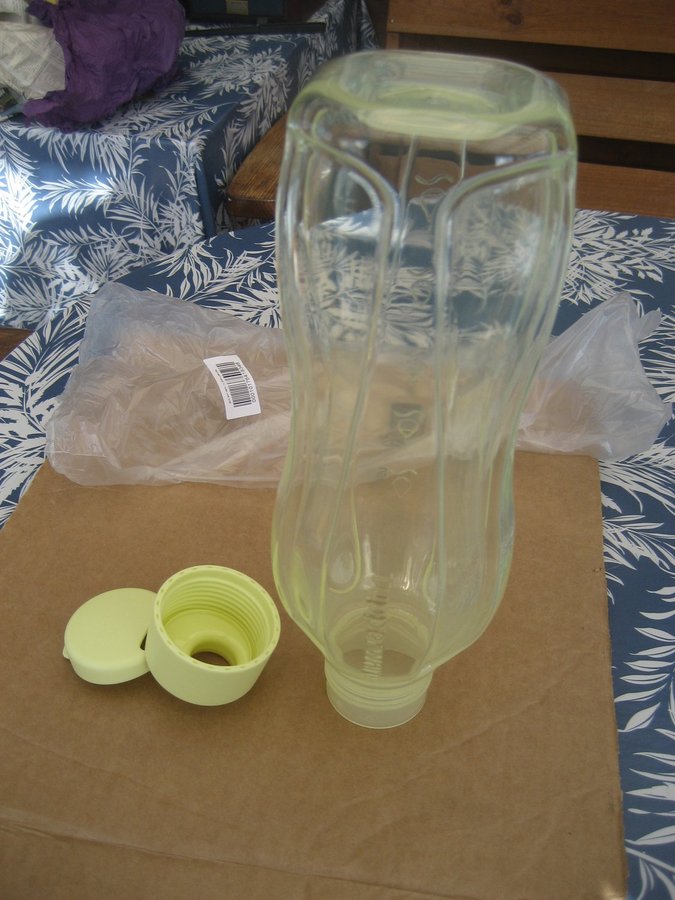 Tupperware - EcoPure2 flaska 1 L med drickpip **NY**