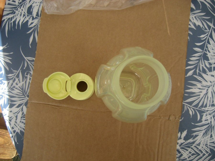 Tupperware - EcoPure2 flaska 1 L med drickpip **NY**