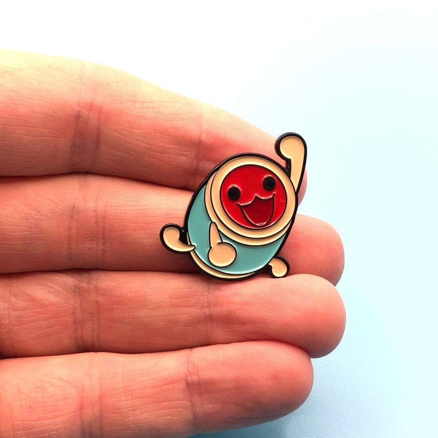 Taiko no Tatsujin Enamel Pin - Vibrant Drum 'n' Fun Game Badge - Rhythm Gaming