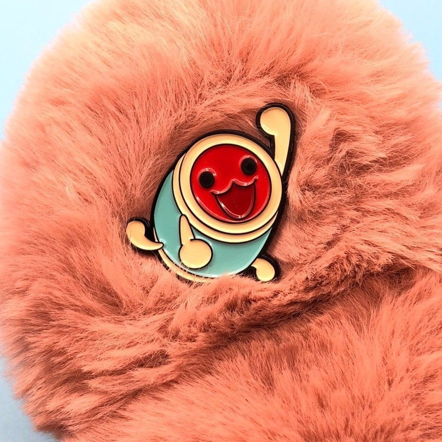 Taiko no Tatsujin Enamel Pin - Vibrant Drum 'n' Fun Game Badge - Rhythm Gaming