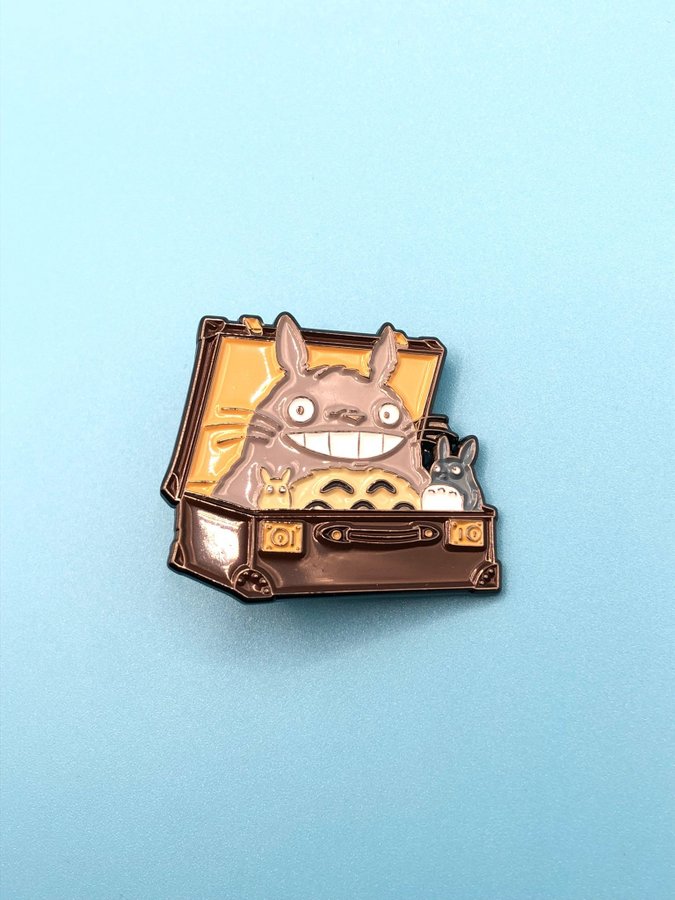 Totoro Enamel Pin from My Neighbor Totoro - Anime  Pop Culture Accessory