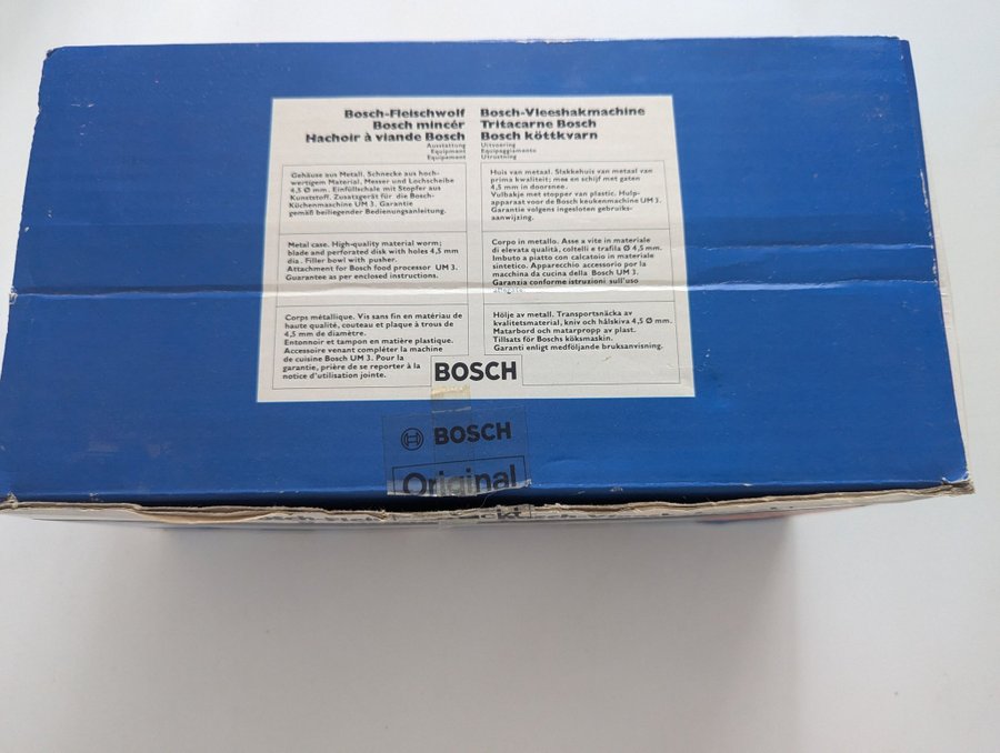 Bosch Köttkvarn FW/UM3