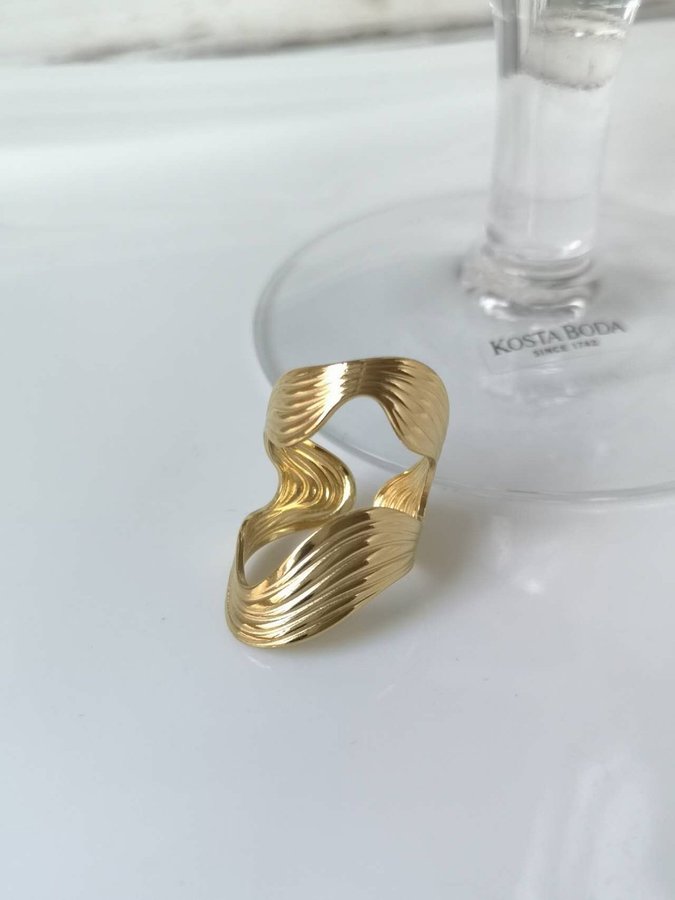 14K Guldpläterade Ring