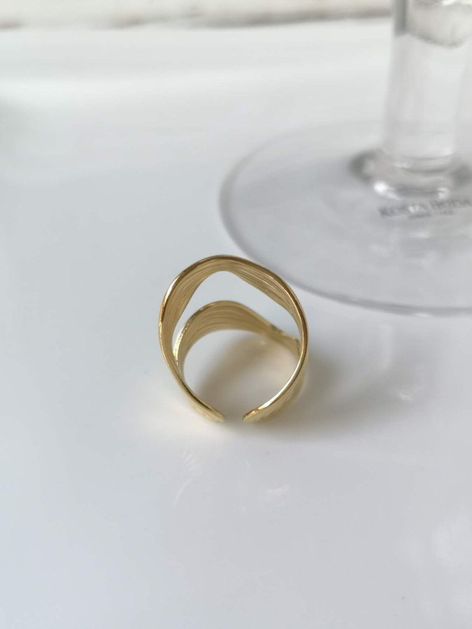 14K Guldpläterade Ring