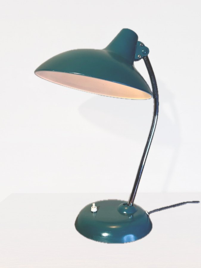 Grøn bordlampe