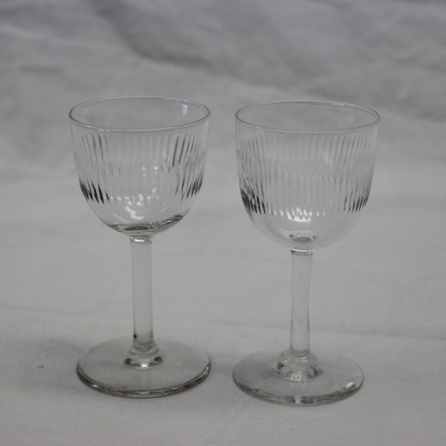 2 Liten Sherry Glas Spritglas Kosta Boda Juno