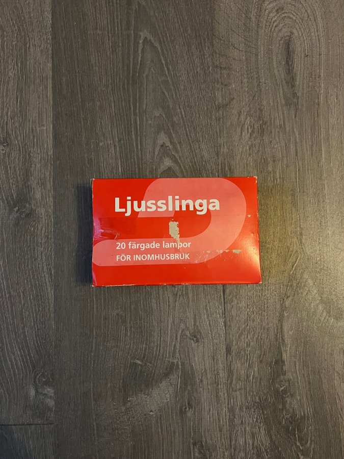 Ljusslinga med 20 färgade lampor