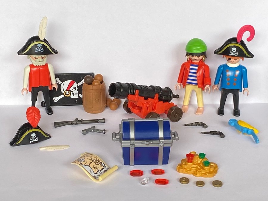 Pirater, Playmobil, Figurer, Pirat, Kanon, Skattkista