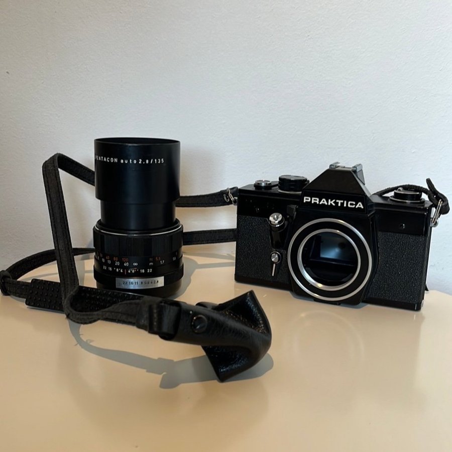 Praktica LTL3 SLR-kamera med Pentacon-objektiv