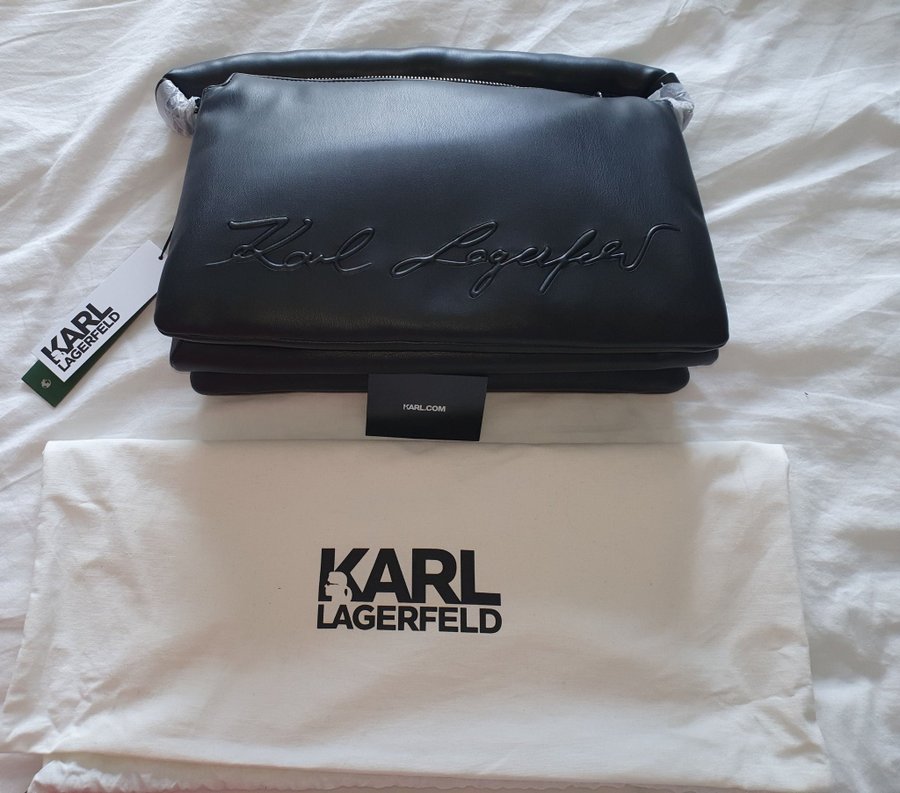 NY ÄKTA KARL LAGERFELD väska