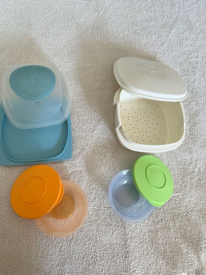 4 st Tupperware förvaring/lådor