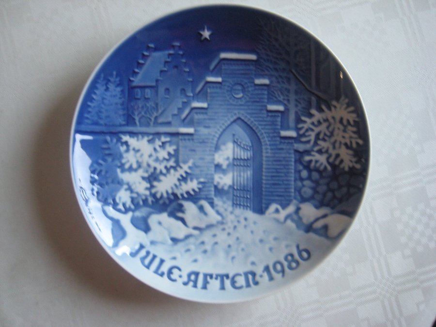 Jultallrik 1986- BG - Bing  Gröndal - i mycket fint skick -