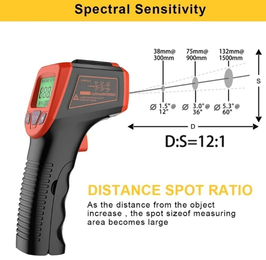 IR TERMOMETER 600°