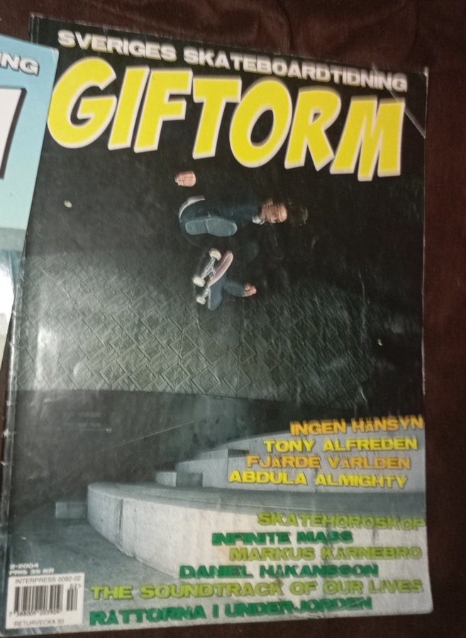 Giftorm - Sveriges Skateboardtidning x2 - #4  #6 2006